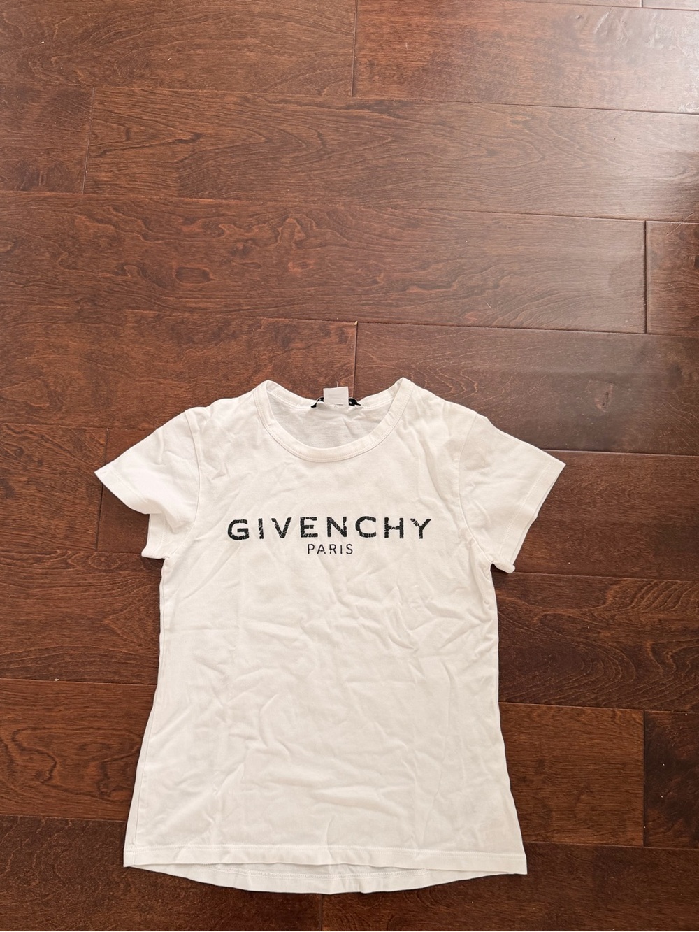 Givenchy White Logo Short Sleeve Tee for Kids